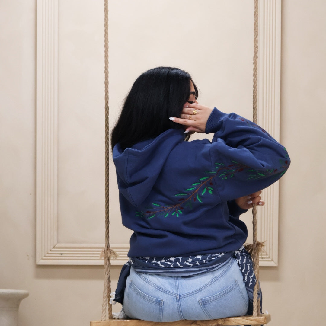 “Jerusalem Blues” Olive Tree Hoodie