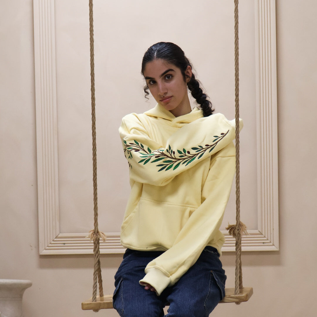 “Laymoon” Olive Tree Hoodie