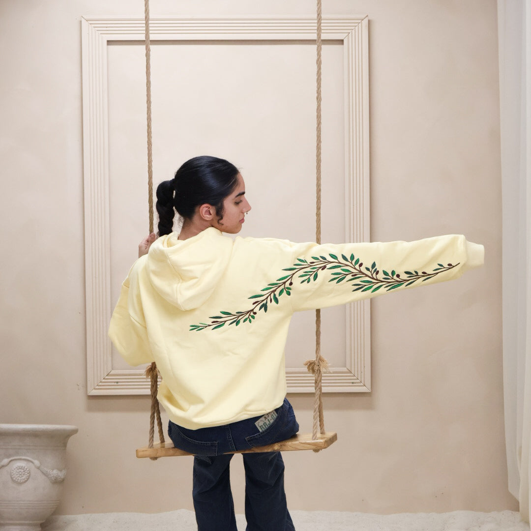 “Laymoon” Olive Tree Hoodie