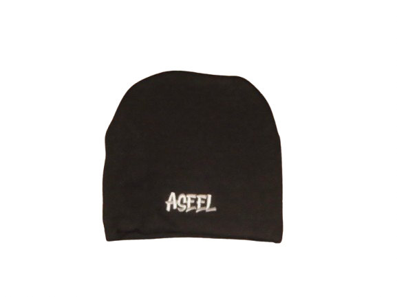 Black ASEEL Reversible Beanie